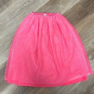 Cat & Jack Hot Pink Shimmer Long Skirt S(6/6X)